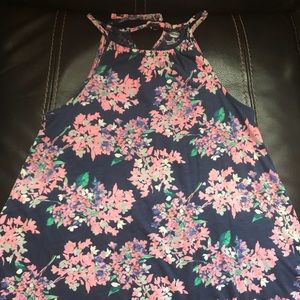 Girls size 8 flowered halter top